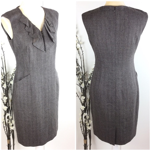 0255~Virgin Wool Lined Sleeveless Dress main image 0